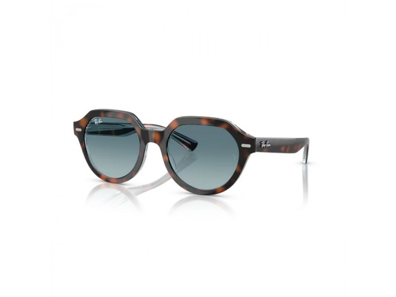 Ray-Ban RB4399 GINA Dark Havana - kék-szürke lencse
