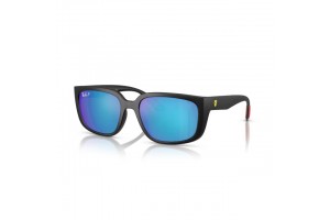 Ray-Ban RB4443M F602A1 fekete keret, zöld mirror