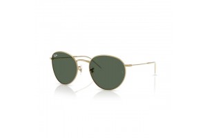 Ray-Ban RBR0103S ROUND REVERSE - Arista Gold, sötétzöld