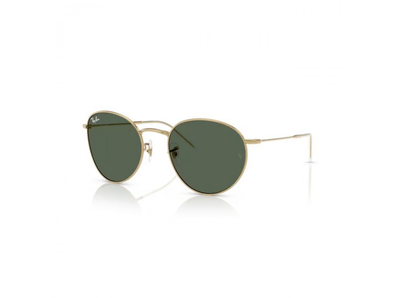 Ray-Ban RBR0103S ROUND REVERSE - Arista Gold, sötétzöld