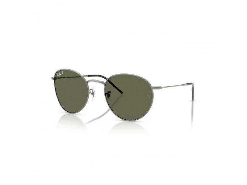 Ray-Ban RBR0103S Round Reverse - gunmetal, polarizált sötétzöld