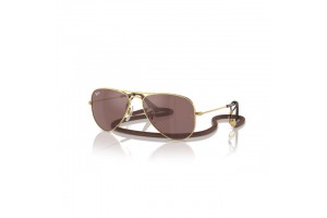 Ray-Ban RJ9506S 223/6G JUNIOR AVIATOR ARISTA GOLD PURPLE MIRROR gyermek napszemüveg