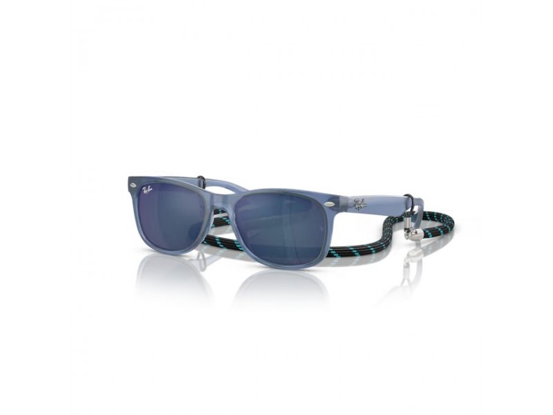 Ray-Ban RJ9052S Junior New Wayfarer Opal Blue - gyermek