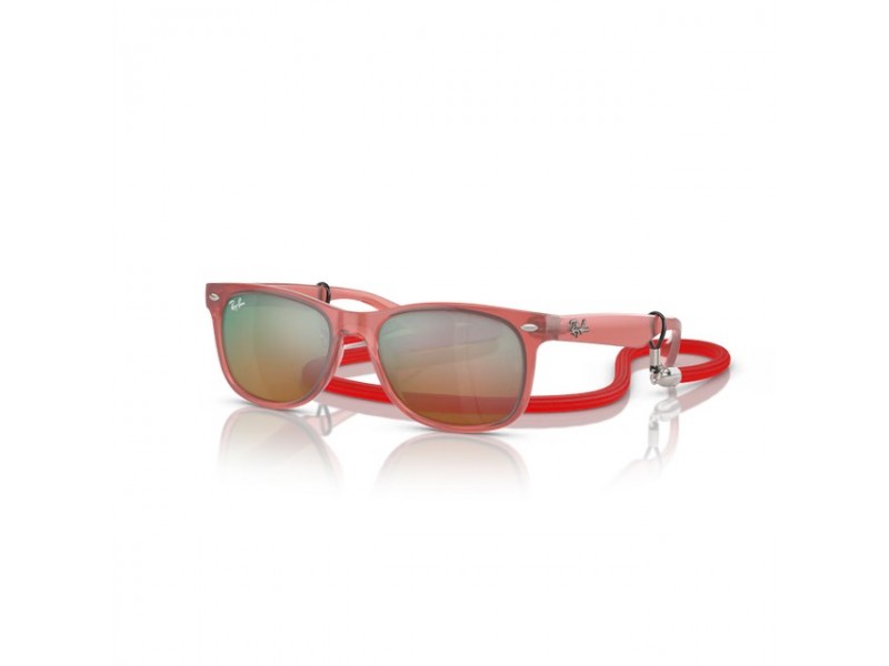 Ray-Ban RJ9052S junior opál piros-narancs tükrös