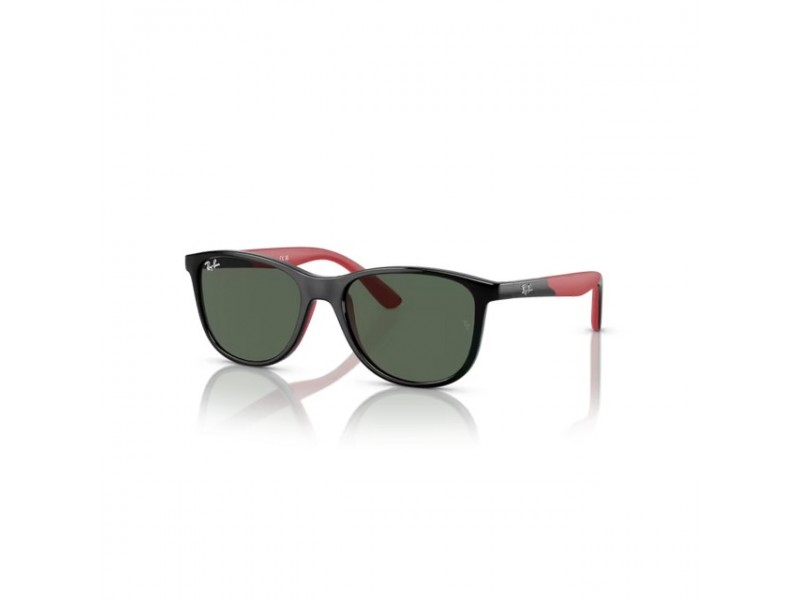 Ray-Ban RJ9077S gyermek napszemüveg - fekete/piros