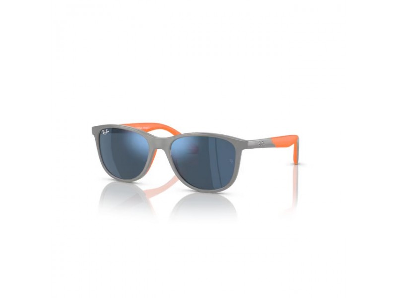 Ray-Ban RJ9077S gyermek napszemüveg – szürke/orange kék tükrös