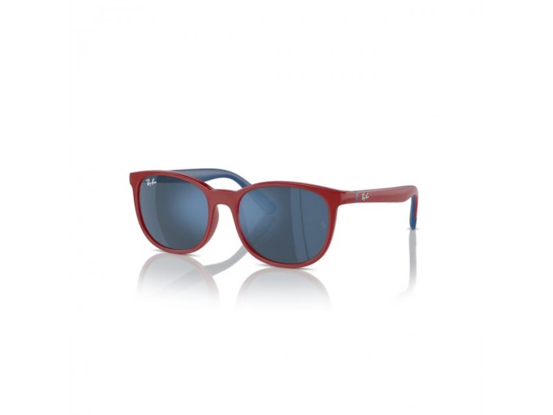 Ray-Ban RJ9079S RED ON BLUE - sötétkék tükrös