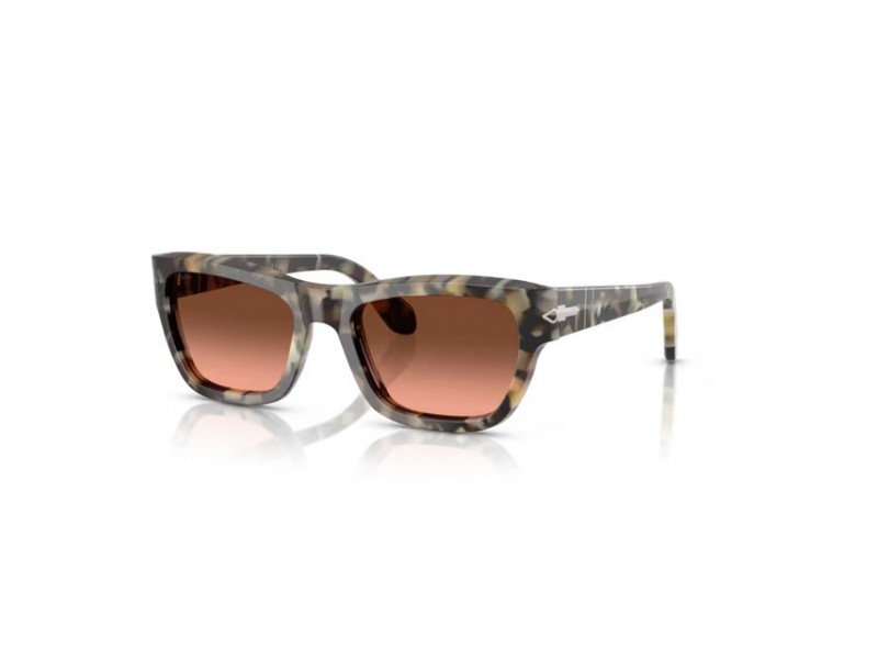 Persol PO0091S barna teknőc napszemüveg, rózsaszín-barnás lencse