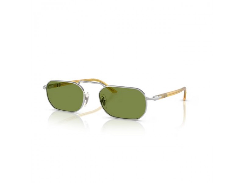 Persol PO1020S 518/4E, ezüst keret, világos zöld lencse