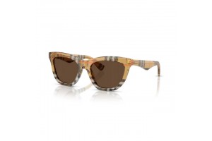 Burberry BE4435 414673 CHECK SAND DARK BROWN napszemüveg