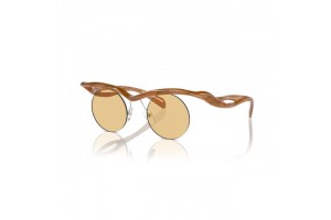 PRADA PR A24S Opal Cognac Light Yellow napszemüveg
