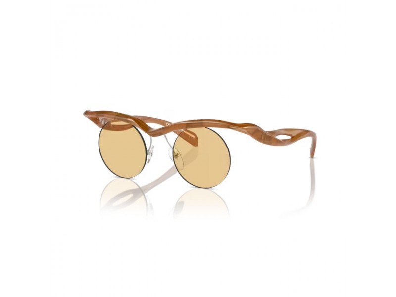 PRADA PR A24S Opal Cognac Light Yellow napszemüveg