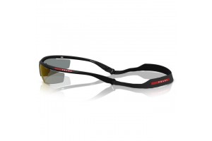 Prada Linea Rossa PSA02S matt fekete sötétkék tükörlencse