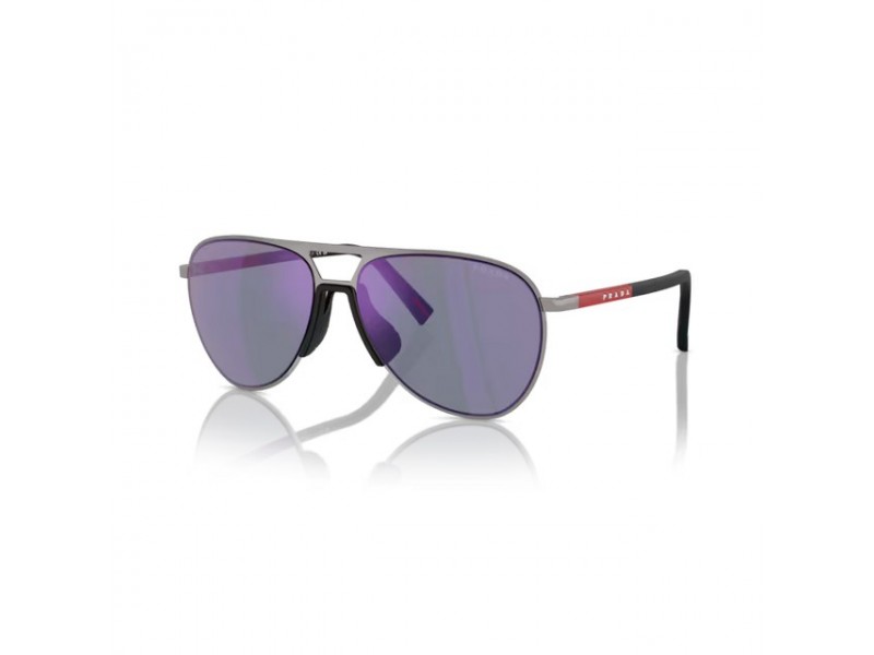 PRADA LINEA ROSSA PS 53ZS – Gunmetal Dark Blue Mirror