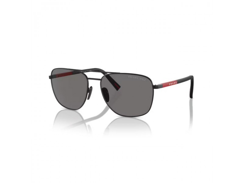 PRADA LINEA ROSSA PS 54ZS Matte Black, sötétszürke lencse