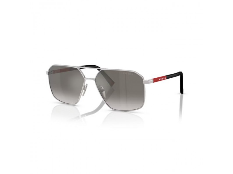 PRADA LINEA ROSSA PS A50S - ezüst tükrös szürke napszemüveg