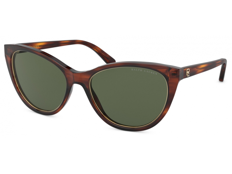Ralph Lauren RL8186 Stripped Havana Bottle Green napszemüveg