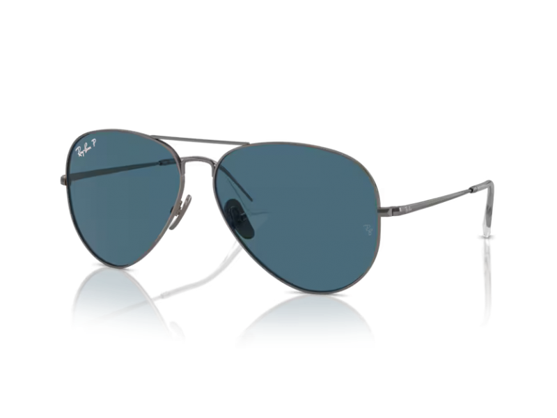 Ray-Ban RB8089 AVIATOR titán gunmetal kék polarizált