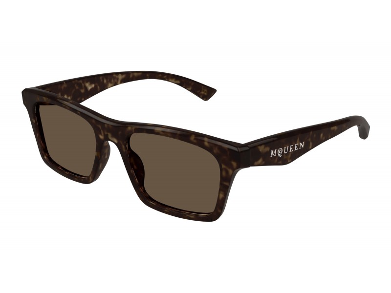 Alexander McQueen AM0472S 002 — havanna barna napszemüveg