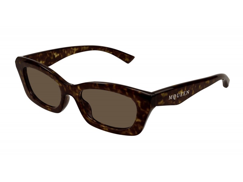 Alexander McQueen AM0474S HAVANA napszemüveg barna