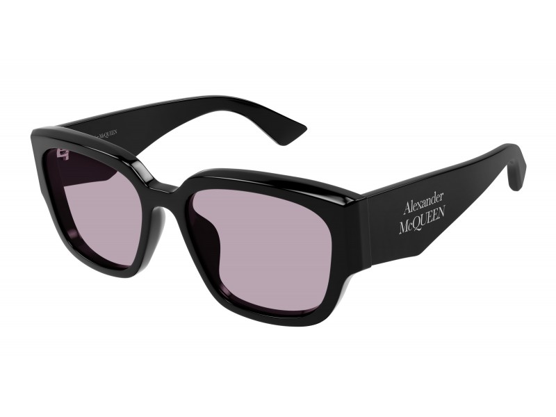 Alexander McQueen AM0468S 003 fekete-violet napszemüveg