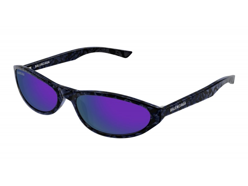 Balenciaga BB0007S 011 Violet Mirror napszemüveg