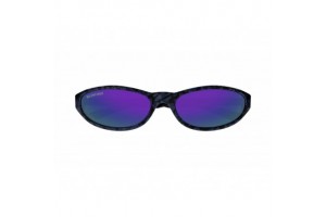 Balenciaga BB0007S 011 Violet Mirror napszemüveg