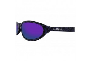 Balenciaga BB0007S 011 Violet Mirror napszemüveg