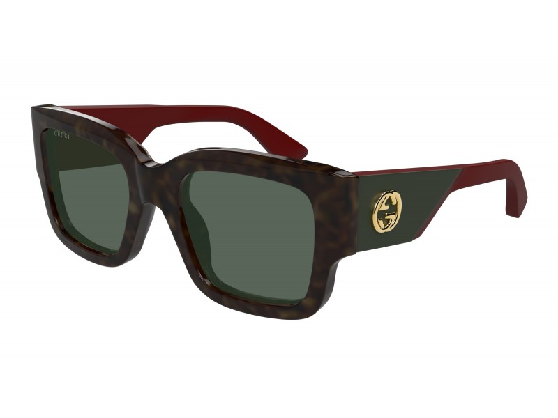 Gucci GG1663S 002 HAVANA GREEN napszemüveg