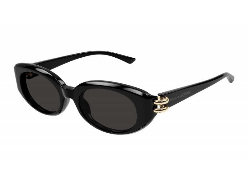 Alexander McQueen AM0469S fekete-szürke női napszemüveg