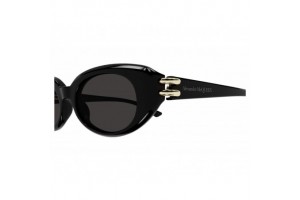 Alexander McQueen AM0469S fekete-szürke női napszemüveg