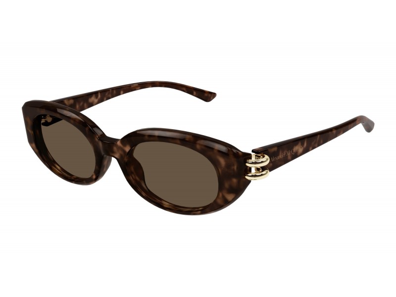 Alexander McQueen AM0469S HAVANA barna napszemüveg