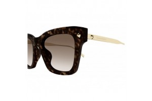 Alexander McQueen AM0483S 002 Havana barna napszemüveg