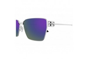 Balenciaga BB0374SK 003 Silver Mirror Violet napszemüveg
