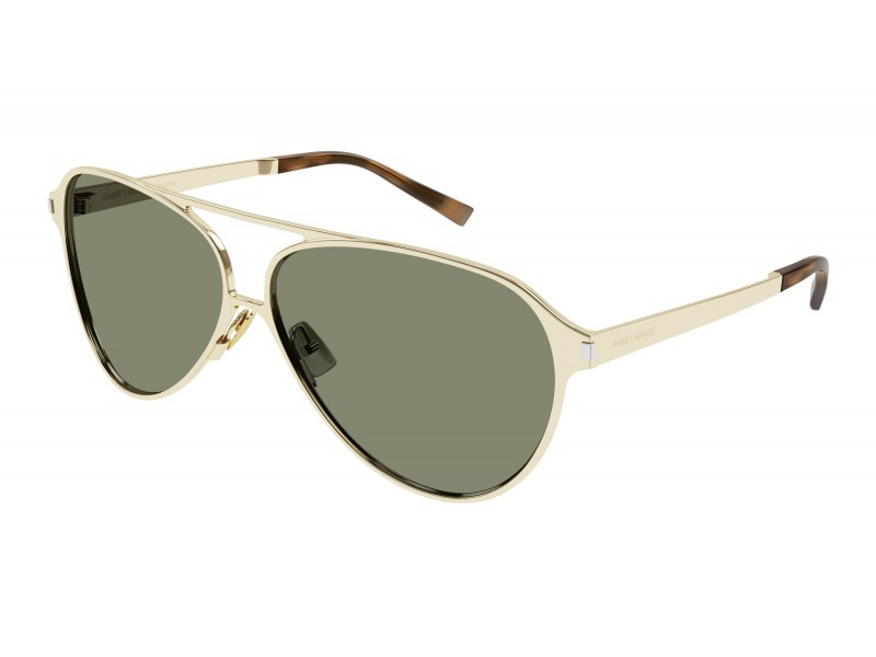 Saint Laurent SL 734 004 GOLD GREEN napszemüveg