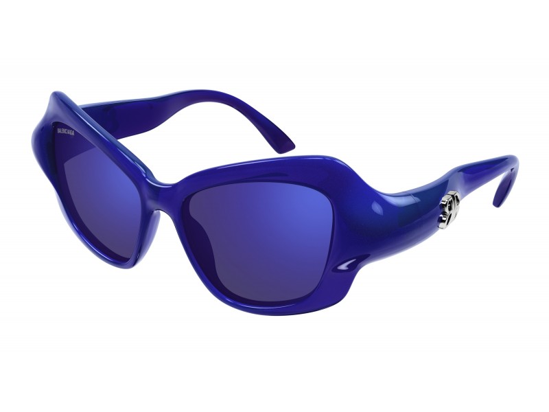 Balenciaga BB0353S 004 - kék tükrös (lila) napszemüveg