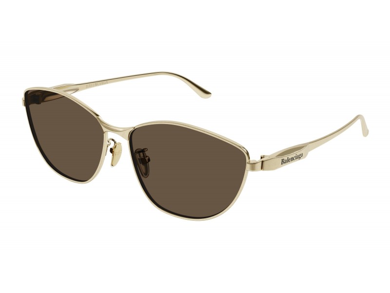 Balenciaga BB0358SK 003 GOLD BROWN - napszemüveg