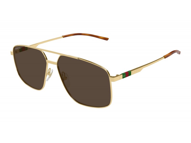 Gucci GG1676S 002 arany-barna férfi napszemüveg