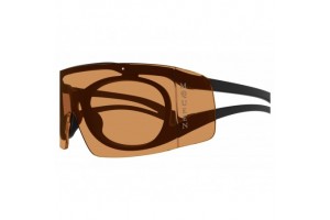 Alexander McQueen AM0489S napszemüveg fekete-narancs