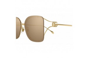 Gucci GG1713SA 003 Gold Mirror Brown napszemüveg