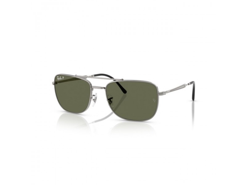 Ray-Ban RB3755 004/58 Gunmetal zöld polarizált napszemüveg