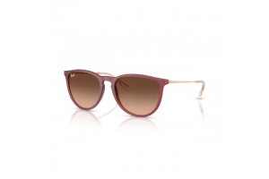 Ray-Ban RB4171 Erika Rubber – violet pink, barna gradient