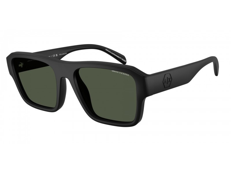 Armani Exchange AX4154SU Matte Black Polar Green