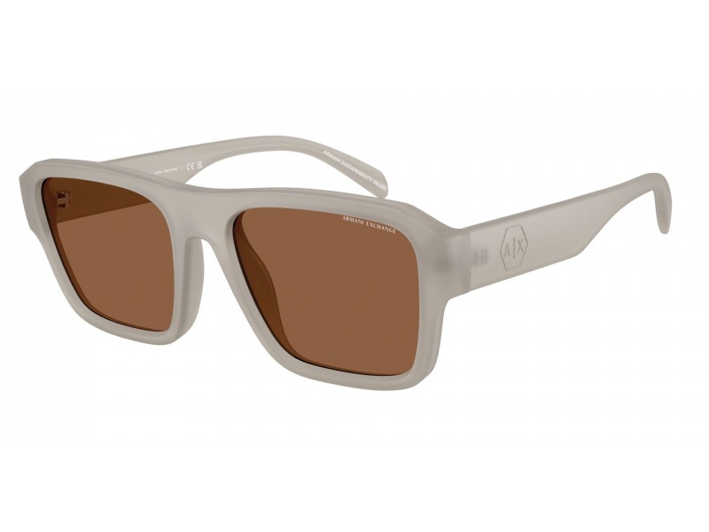 Armani Exchange AX4154SU 8372OK Matte Opal Grey Bronze - férfi