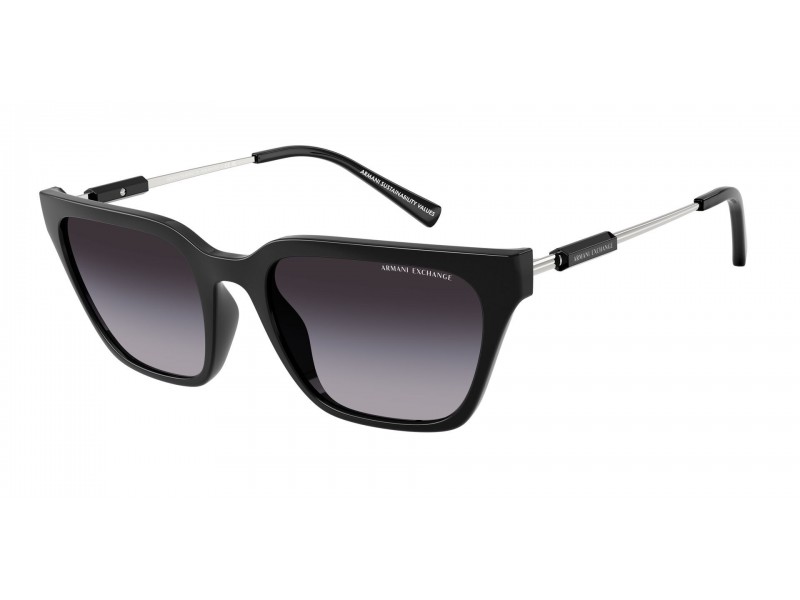 Armani Exchange AX4158S 81588G - fényes fekete napszemüveg