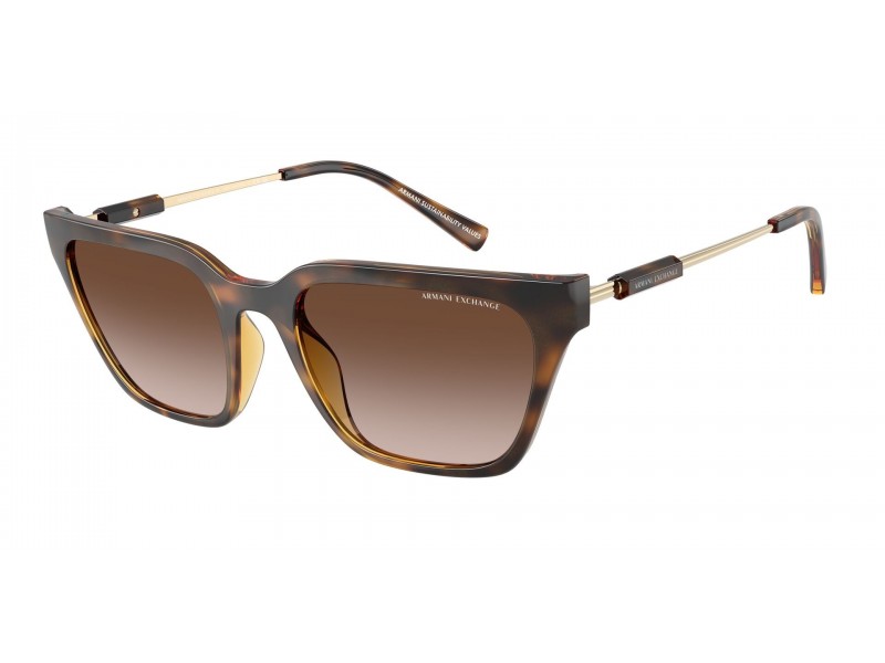 Armani Exchange AX4158S Shiny Havana napszemüveg