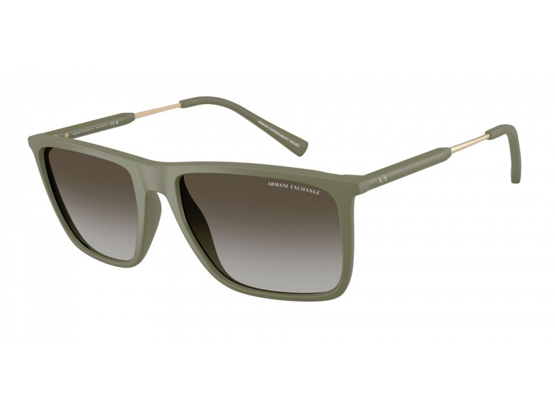 Armani Exchange AX4160S Matt Sage Gradient Brown férfi