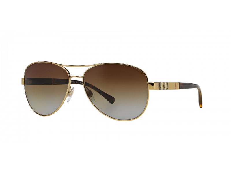 Burberry BE3080 Light Gold Polar Brown napszemüveg