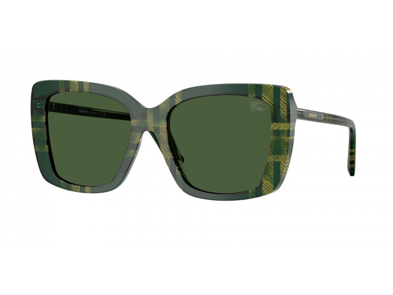 Burberry BE4456 Check Sötétzöld női napszemüveg