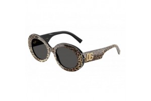 Dolce & Gabbana DG4448 Top Leo fekete-szürke női napszemüveg